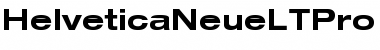 Helvetica Neue LT Pro 73 Bold Extended