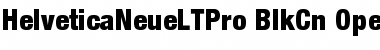 Helvetica Neue LT Pro 97 Black Condensed