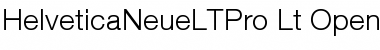 Helvetica Neue LT Pro 45 Light Font