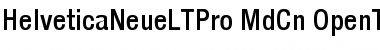 Helvetica Neue LT Pro 67 Medium Condensed Font