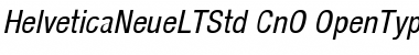 Helvetica Neue LT Std Font