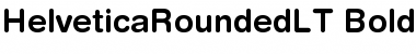 Helvetica Rounded LT Bold Font