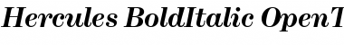 Hercules Bold Italic