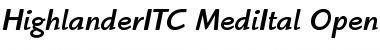 Highlander ITC Medium Italic