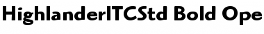 Highlander ITC Std Bold