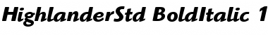 Download ITC Highlander Std Font