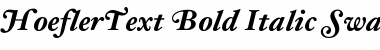 HoeflerText Bold-Italic-Swash Font