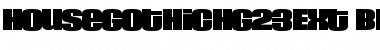 HouseGothicHG23Ext BLACK Font