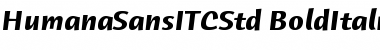 Download Humana Sans ITC Std Font