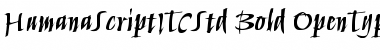 Humana Script ITC Std Font