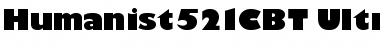 Humanist521C UBd BT Font