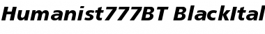 Humanist 777 Black Italic