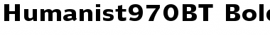 Humanist 970 Bold Font