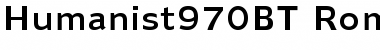 Download Humanist 970 Font