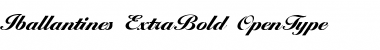 Iballantines-ExtraBold Regular Font