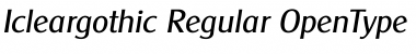 Icleargothic&nbsp;Regular