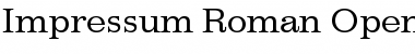 Impressum Regular Font