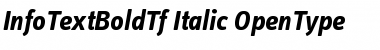 InfoTextBoldTf Italic Font
