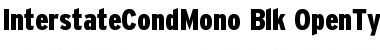 Download Interstate Cond Mono - Blk Font