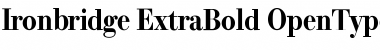 Ironbridge ExtraBold Font
