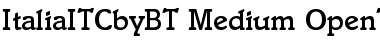 ITC Italia Medium Font