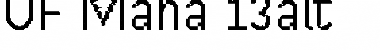 Download UF Mana-13alt Font