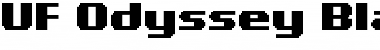 UF Odyssey Black Regular Font