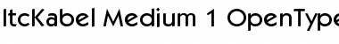ITC Kabel Medium Font