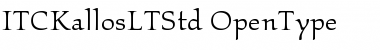 Download ITC Kallos LT Std Font