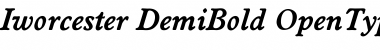 Iworcester Font