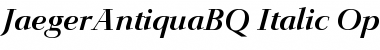 Jaeger-Antiqua BQ Regular Font