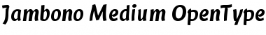 Jambono-Medium Regular Font