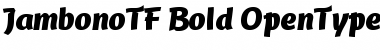 JambonoTF-Bold Regular Font