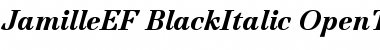 Download JamilleEF-BlackItalic Font Download JamilleEF-BlackItalic Font