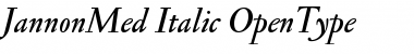 Jannon Med Italic