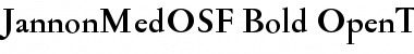 Jannon Med OSF Font