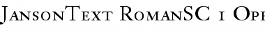 Janson Text 55 Roman Small Caps & Oldstyle Figures Font