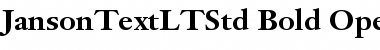 Janson Text LT Std&nbsp;75 Bold