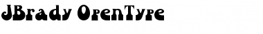Download JBrady Font Download JBrady Font