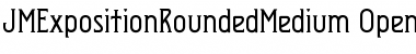 JMExpositionRoundedMedium Regular Font