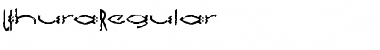UhuraRegular Regular Font