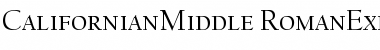 CalifornianMiddle Regular Font