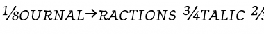 Download JournalFractions Font