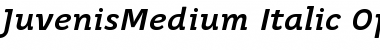 Juvenis Medium Medium Italic