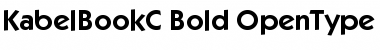 Kabel BookC Bold Font