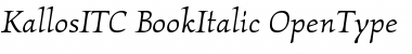 Kallos ITC Font