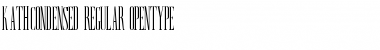 KathCondensed Regular KathCondensed Regular