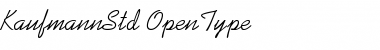 Kaufmann Std Font Kaufmann Std Font