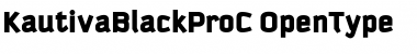 KautivaBlackProC Regular Font