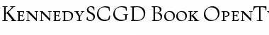 Download KennedySCGD Font Download KennedySCGD Font